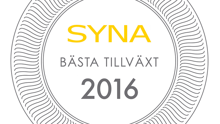 Logotyp för SYNAs tillväxtpris