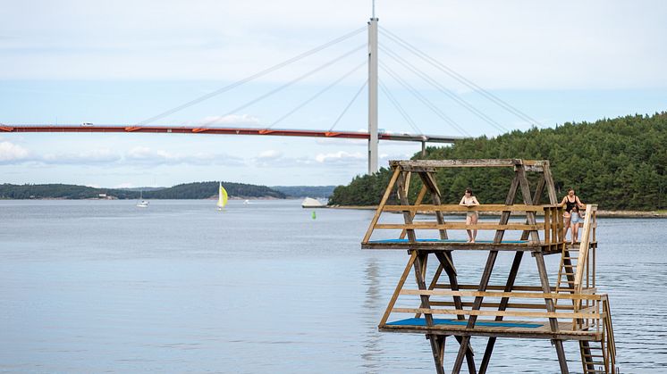 Badviken på Lilla Brattön