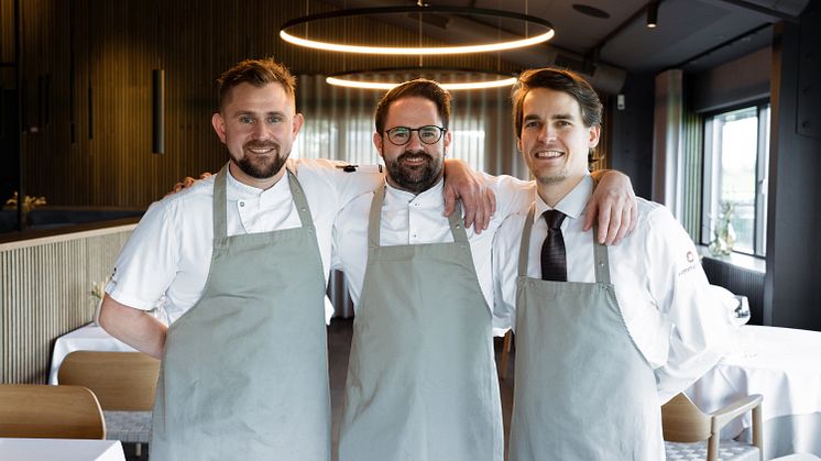 1 Mads Kongsgaard, Daniel Ditman og Mathias Bang er stolte af at være nomineret til de mange priser