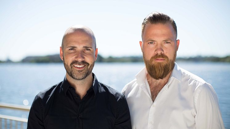 Fredrik Rosengren och Erik Matton - författarna bakom boken Beteendebaserad säkerhet