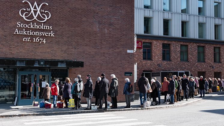 Invigning Stockholms Auktionsverk Sickla den 18 mars
