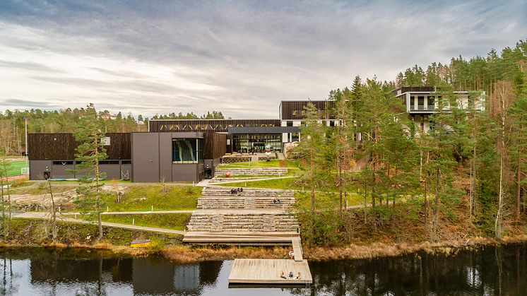 Tvedestrand videregående skole. Foto: Hundven-Clements. 
