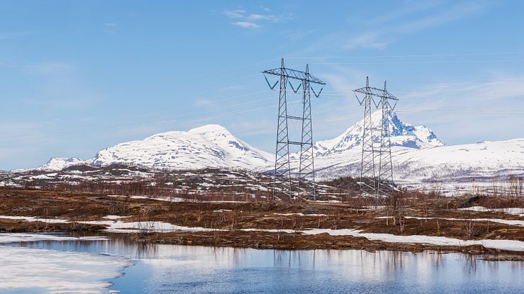 Kraftnett langs E6 Narvik-Tromsø