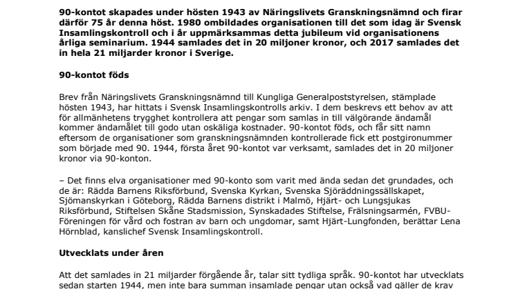 90-kontot går från 20 miljoner till 21 miljarder – på 75 år 