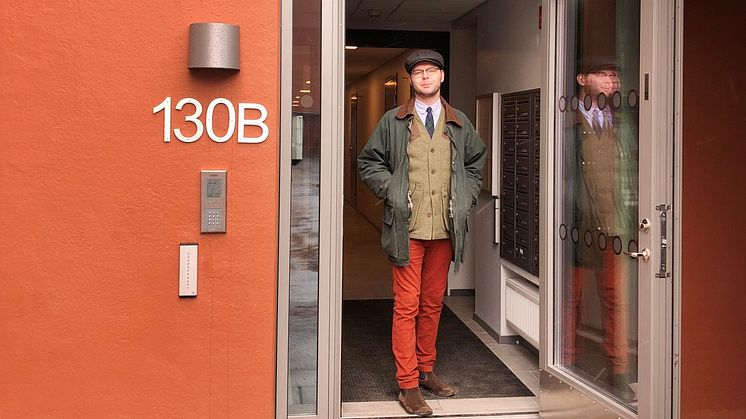 Ivar Morgan är nyinflyttad på Grevegårdsvägen 