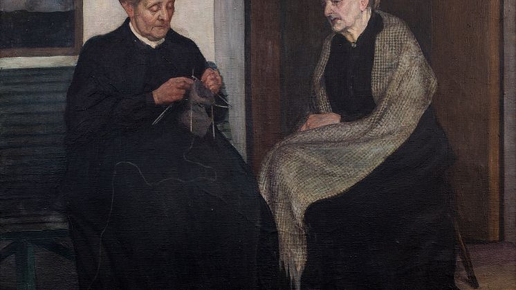 Ester Almqvist, Systrar, 1907, olja, Malmö Konstmuseum