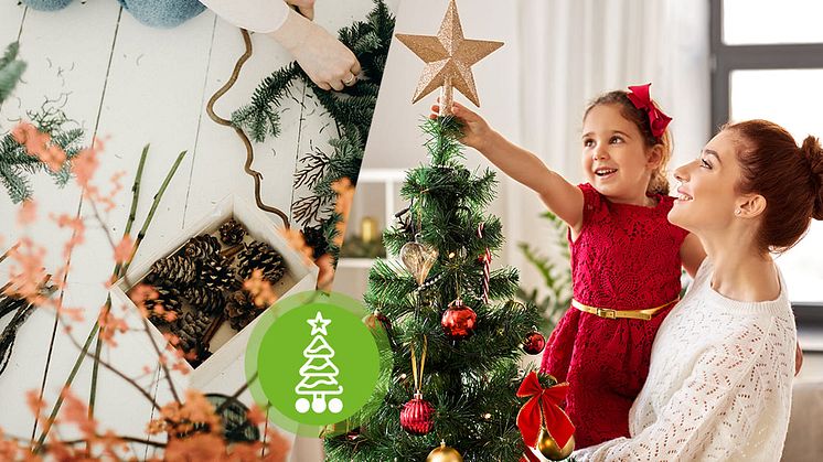 Mit wenigen Naturmaterialien können Sie nachhaltige Weihnachtsdeko selber machen.