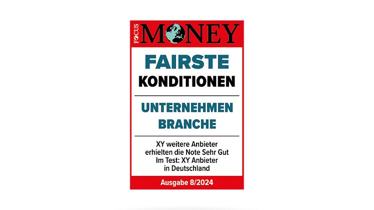 Unternehmen mit den „Fairsten Konditionen“ 
