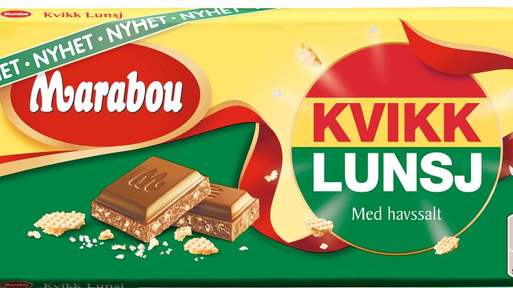Norsk ”tursjokolade” sätter smak på nya Marabou Kvikk Lunsj 