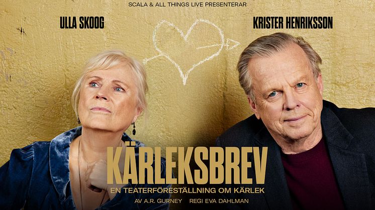 Publiksuccén "Kärleksbrev" - den brevväxlande kärlekshistorien beger sig ut på turné