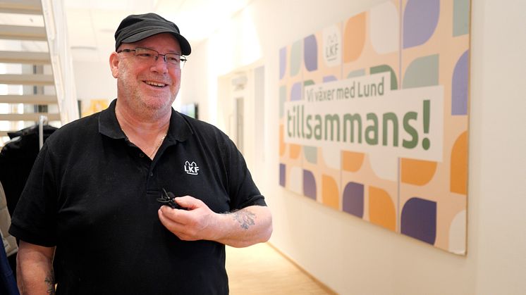 Barnen i våra bostadsområden och trivsel, viktiga strategier för LKF enligt Tomas.