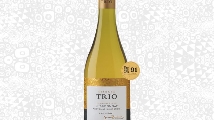 91 poäng till TRIO Chardonnay i Descorchados 2018