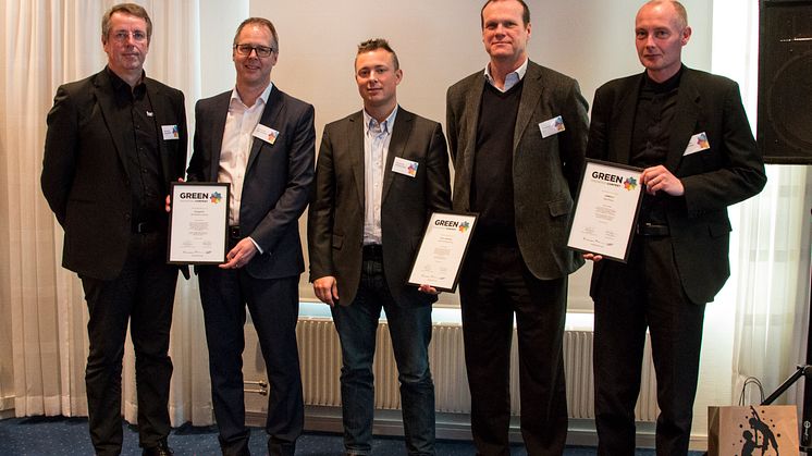 Pristagare Green Innovation Contest 2015