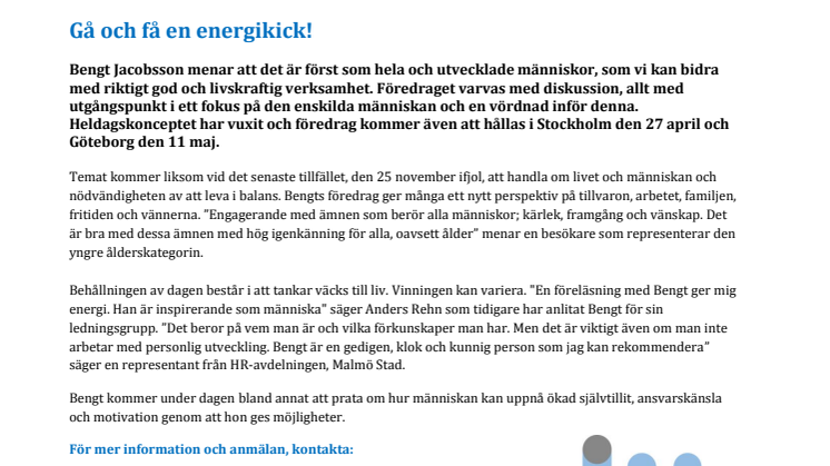 Gå och få en energikick!