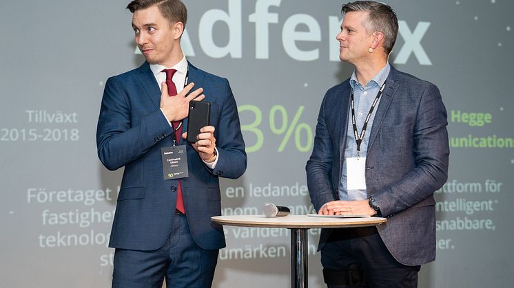 Sweden Technology Fast 50 - bilder från prisutdelningen