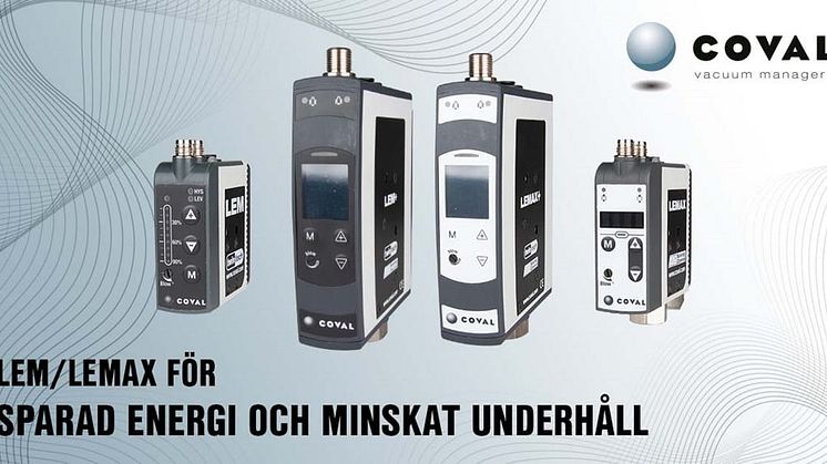 ENERGIBESPARANDE OCH UNDERHÅLLSFRIA VAKUUMEJEKTORER