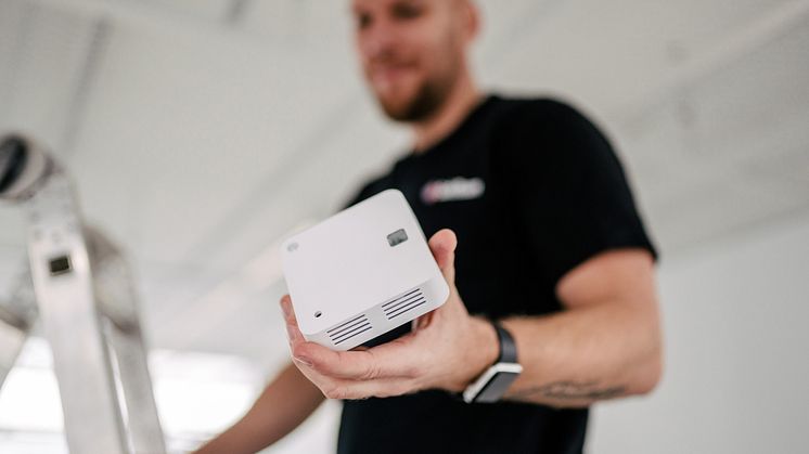 Brandvarnare med wifi i trådlöst brandvarningssystem