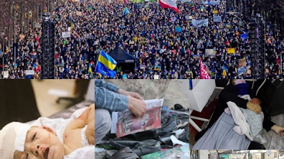 Idag är det lidandet i Ukraina som syns i sociala media. Men glöm inte det 40-åriga lidandet i Afghanistan!