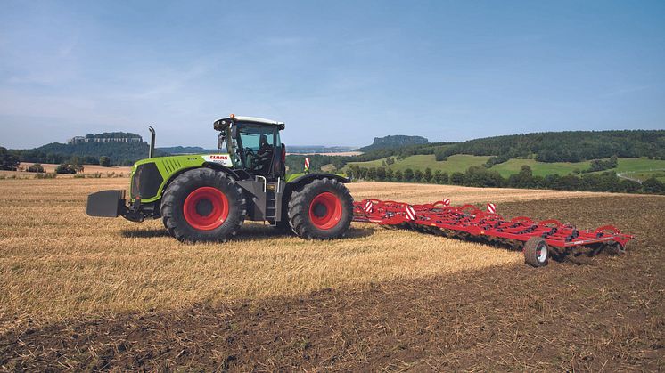 CLAAS med HORSCH.