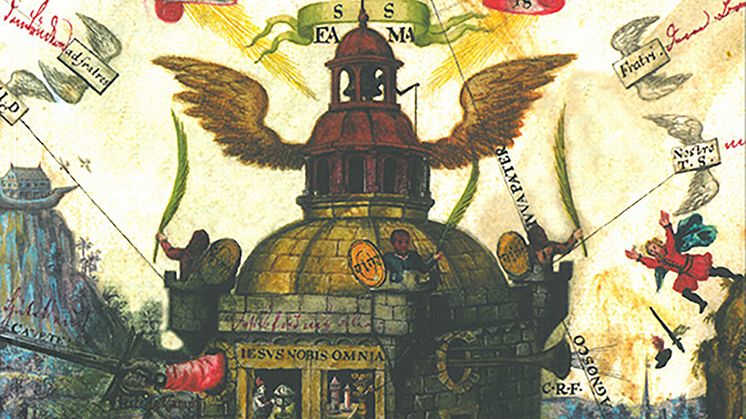 Cover des Katalogs zur Ausstellung ‹Göttliche Weisheit – Göttliche Natur› (Zentralbibliothek Zuerich Bibliothek Oskar R. Schlag)