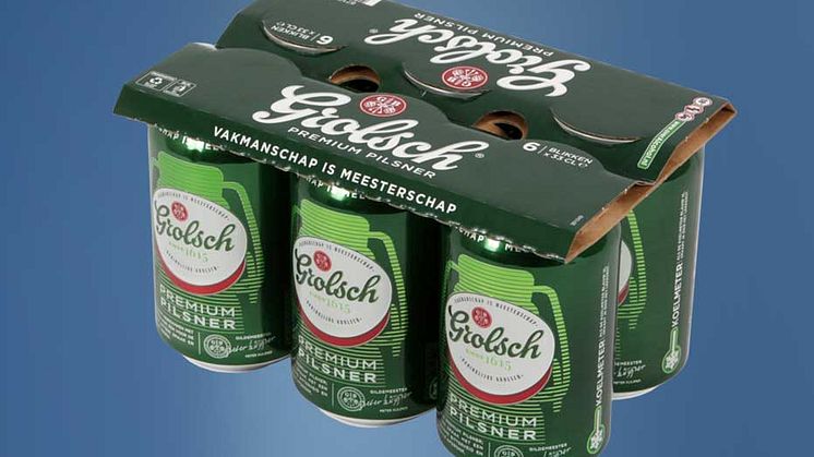 Smurfit Kappas nya TopClip-produkt lanseras av det ledande ölbryggeriet Royal Grolsch