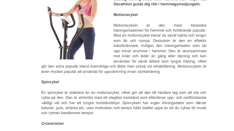 Låt Decathlon guida dig i hemmagymsdjungeln
