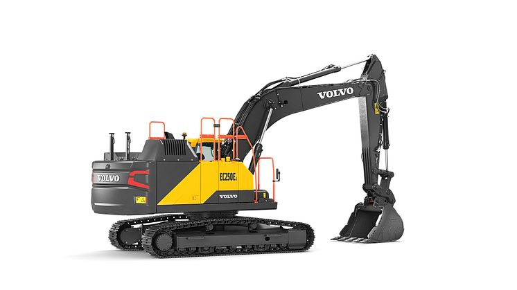 Volvo EC250E - frilagd höger