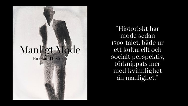 Kommer till hösten! Historien om mannens mode berättas i ny färgstark antologi