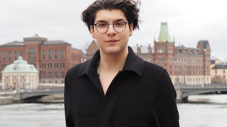 Elias Fjellander, förbundsordförande för RFSL Ungdom
