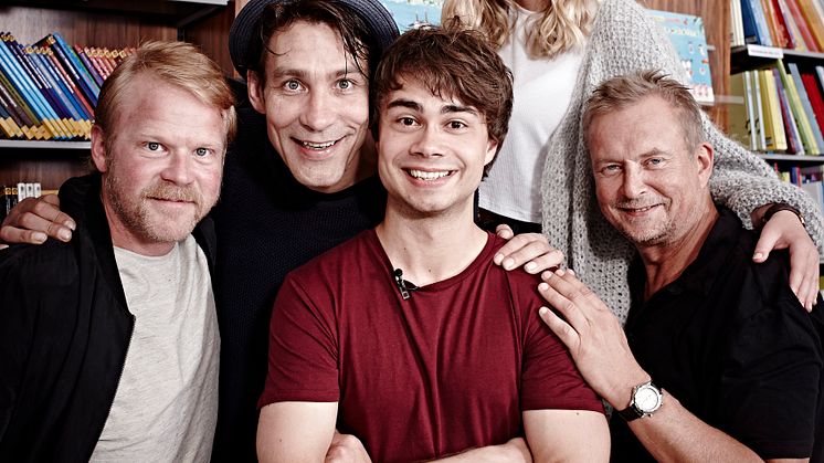 Alexander Rybak med skuespillerteam