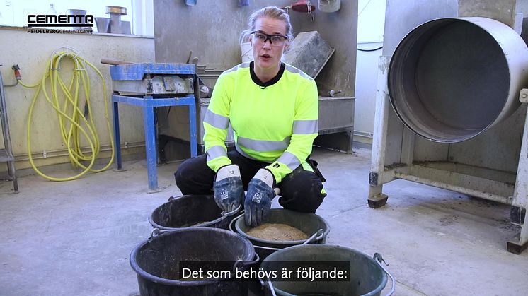 Tillverkning av betong
