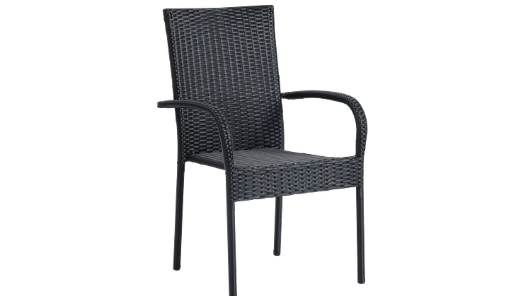 Silla apilable GUDHJEM negro.png