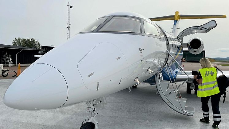 Svenskt Ambulansflyg på besök i Borlänge_03