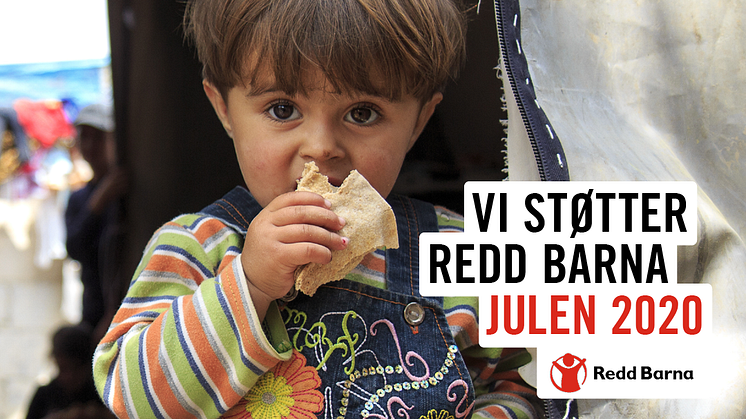 Vi støtter Redd Barna julen 2020
