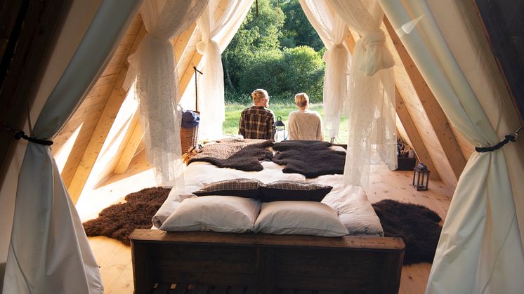 Glamping i Halland - bekvämt boende mitt i naturen