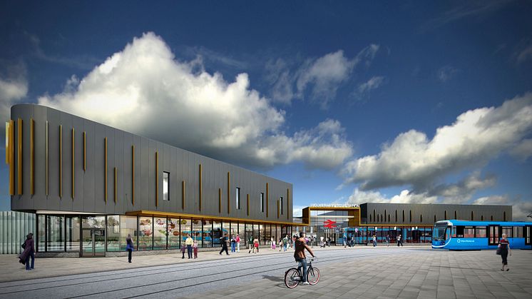How the finished Wolverhampton Interchange will look