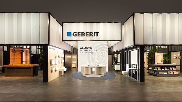 «House of Geberit»: Geberit streamet presentasjoner om design, funksjonalitet og teknologi fra en ekte messe.