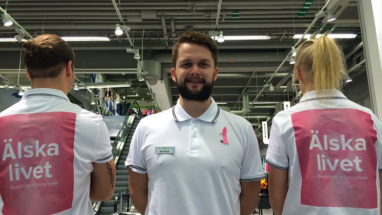 Sportkedjan XXL svidar om till Rosa i oktober
