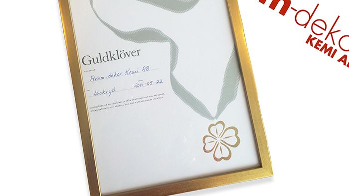 Arom-dekor Kemi AB har under 2014 skapat flest nya arbetstillfällen bland småföretagen i Svenljunga kommun!