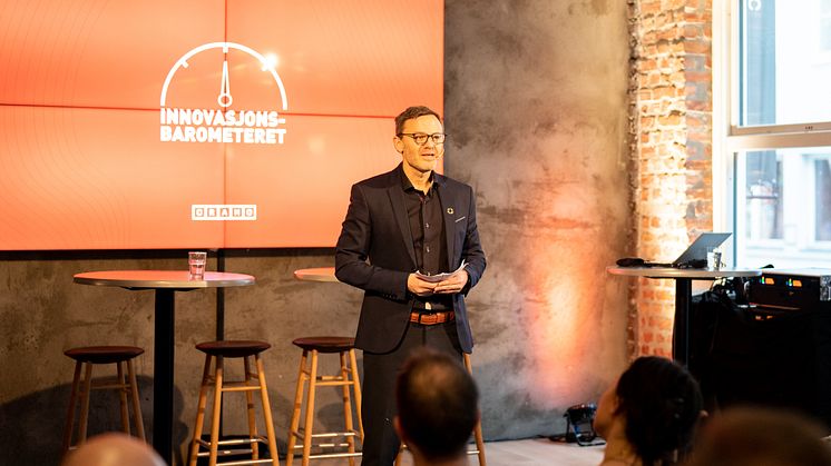 Adm.Direktør i Cramo, Bjørn Melheim åpner Innovasjonsbarometeret 2020