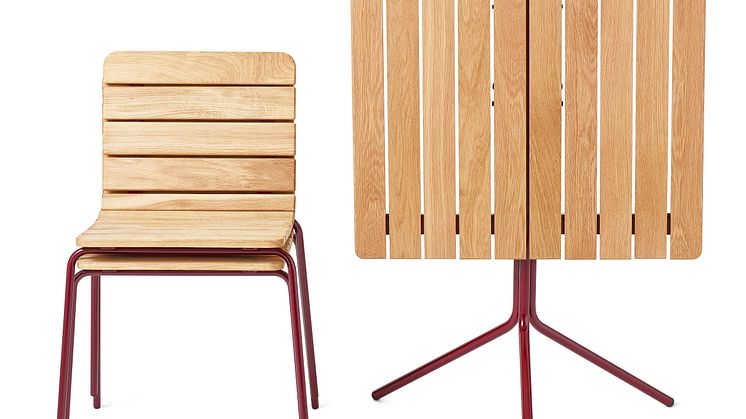 11:an stol och bord, design Axel Bjurström