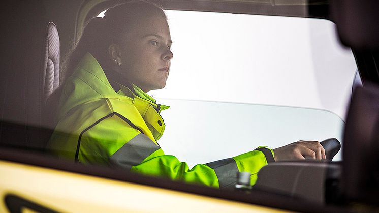 Kvaltävlingarnas huvudpartner är Volvo Lastvagnar, som förser tävlingen med toppmoderna och ändamålsenliga fordon. Foto: Liza Simonsson.