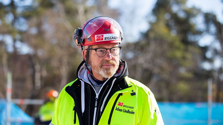 Johan Lindholm, förbundsordförande Byggnads. Bild: Terese Perman