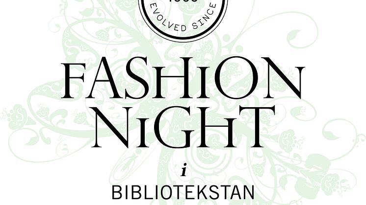Bibliotekstan bjuder in till modevecka.