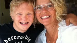 Anneli och sonen Nils