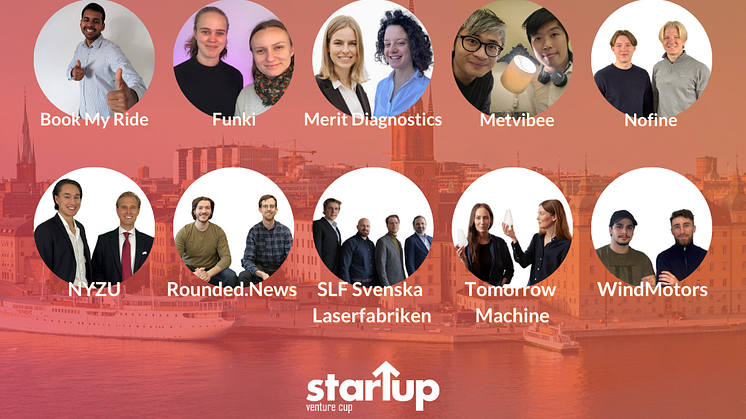 Finalisterna i region Öst i Venture Cup STARTUP 2023!