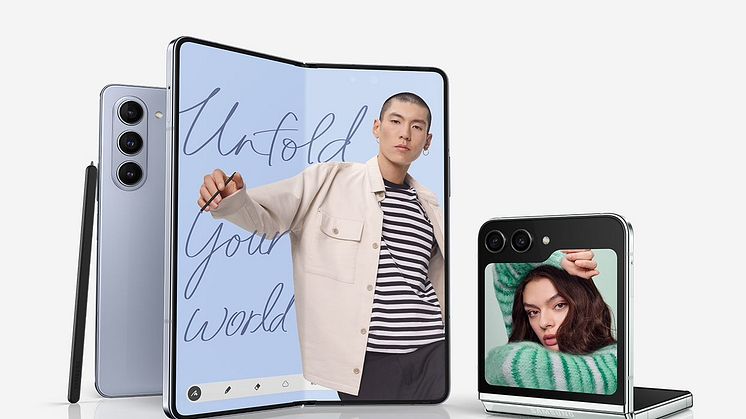 Samsung Galaxy Z Flip5 og Galaxy Z Fold5: Fleksibilitet og alsidighed uden kompromisser