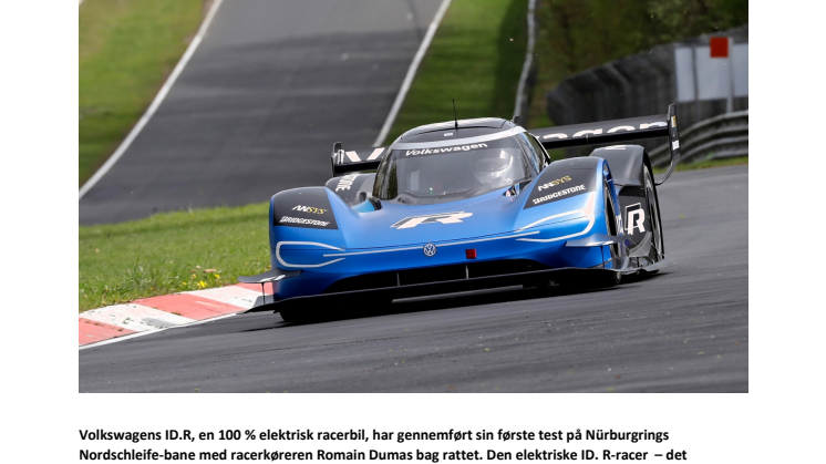 Første test på Nürburgring: ID.R på vej mod næste rekordforsøg