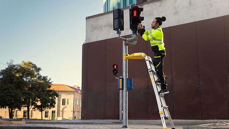 Stolpstege från Wibe Ladders