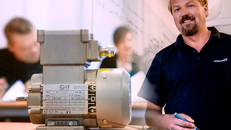Sverre Isaksen in Trainor has extensive experience with teaching Ex-themes. Close collaboration with the e-learning team ensures high Ex-academic quality in the new course. Photo: Heidi Storm Middleton, Trainor.